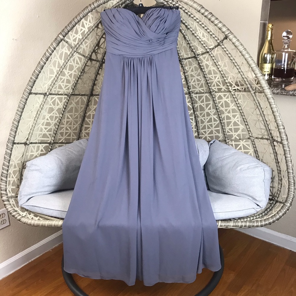 Bill Levkoff Strapless Dress - Grey